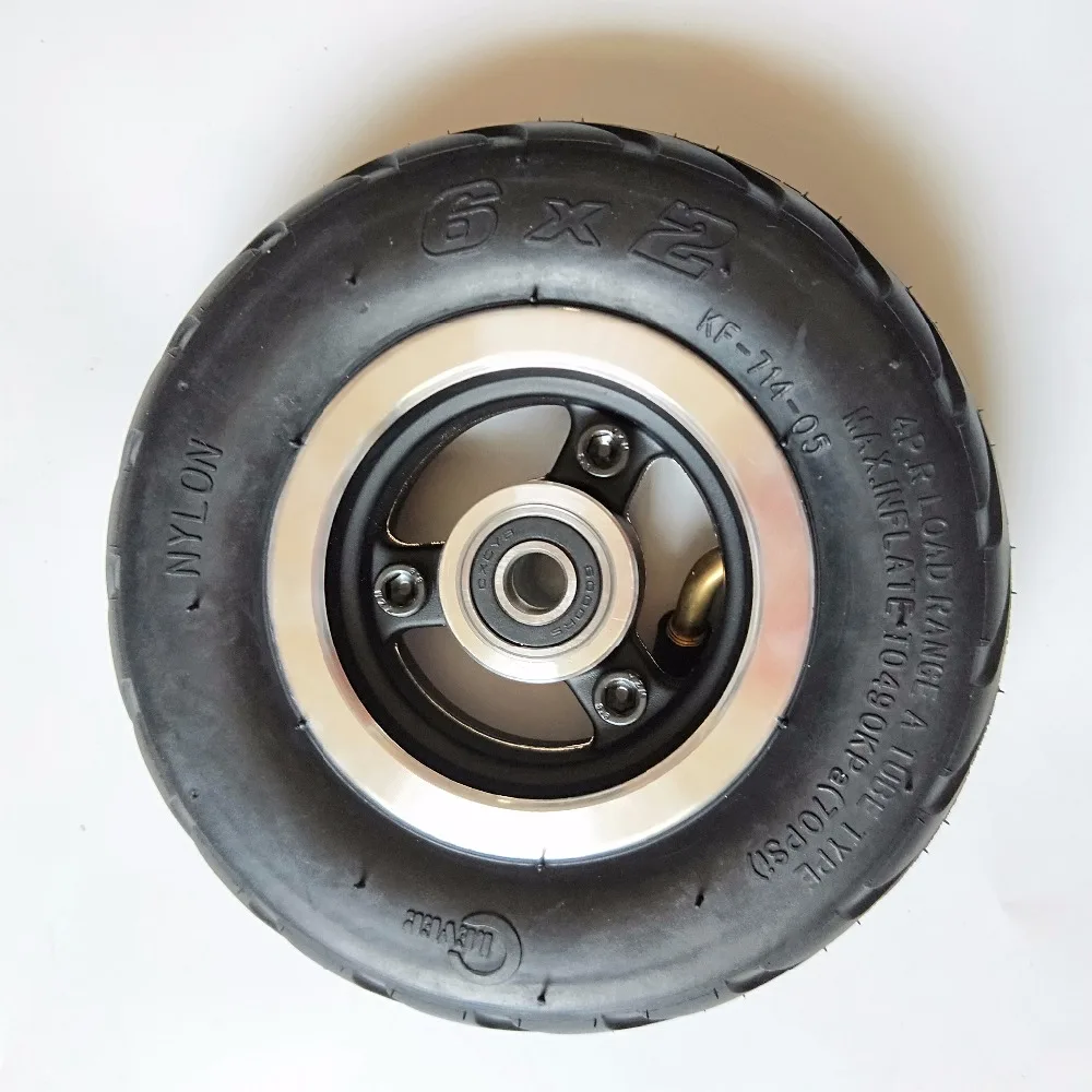 10 комплектов 6 дюймов 6X2 колеса комплект шин внутренняя трубка Электрический