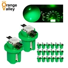 20 шт., светодиодные лампы T3 T4.2 T4.7 B8.5 B8.3 B8.4 T5 1 SMD LED 5050 2835 1SMD с клиновидным основанием для приборной панели (Калибровочные лампы)