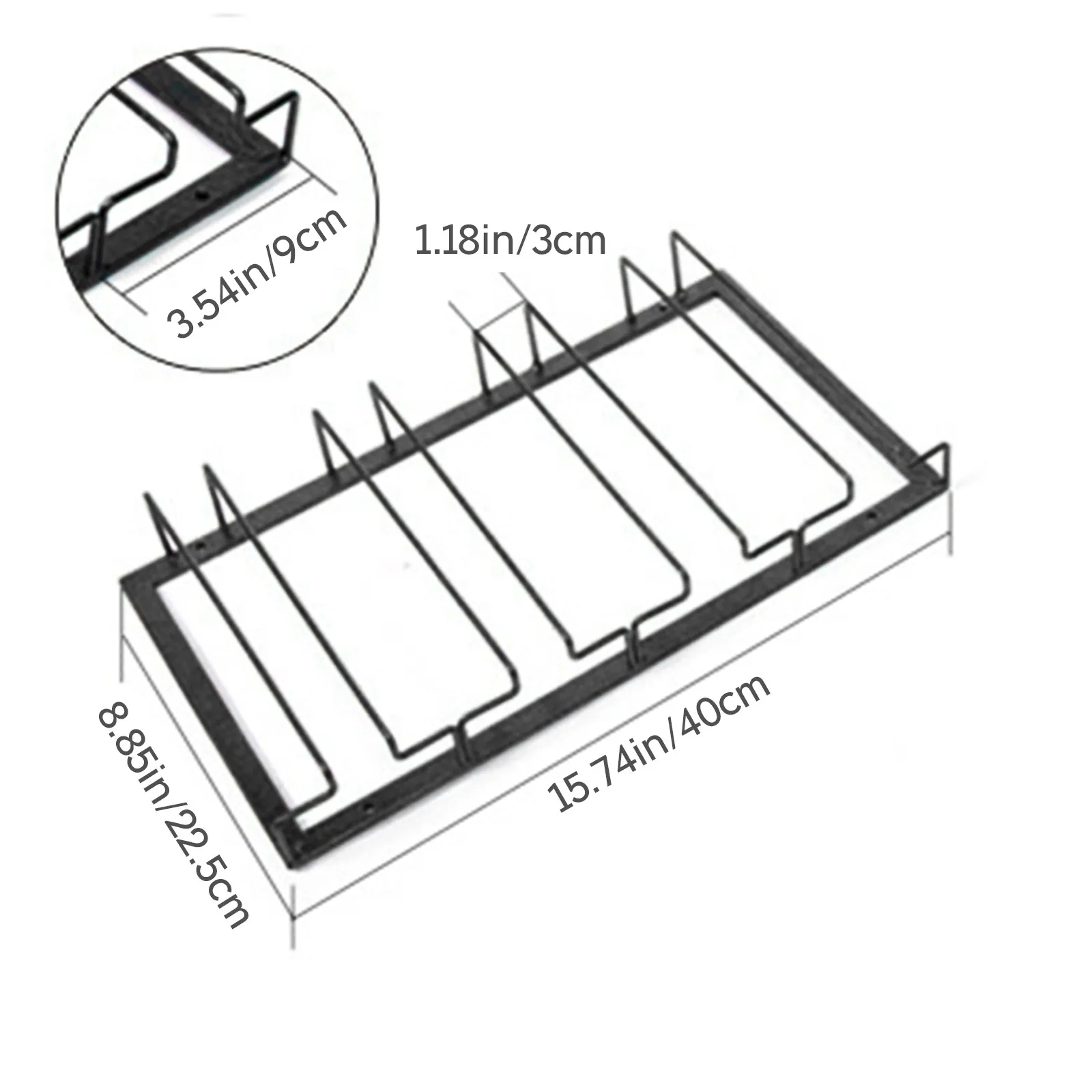 Стойка для Винных Бокалов с 4 отделениями подвесной держатель барный бокал
