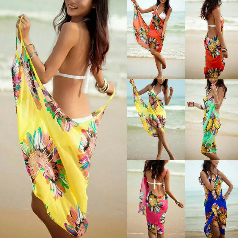 Пляжная пляжная одежда с цветочным принтом одежда|Пляжная одежда| |