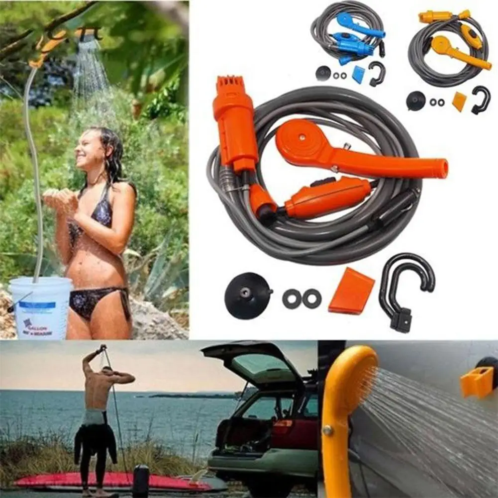 

Портативный автомобильный мойщик, электрический насос высокого давления для душа, кемпинга, путешествий, питомцев, 12 В