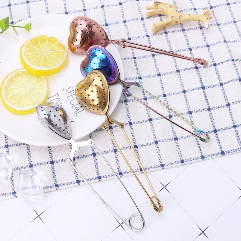 

Ложка из нержавеющей стали, насыпной фильтр для заварки чайных листьев, сетчатый фильтр D0AC