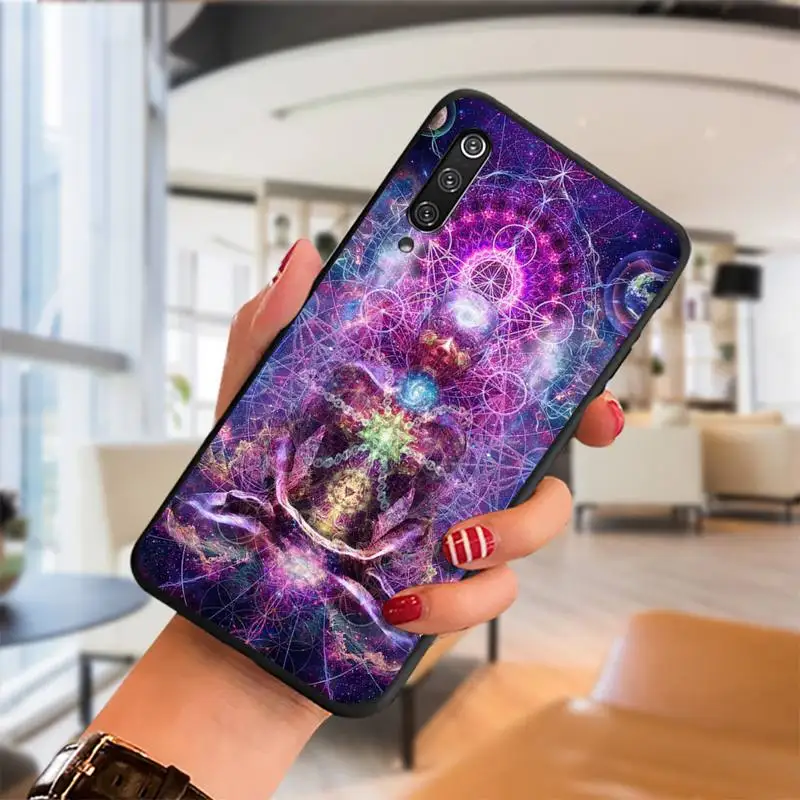 

The mandala chakra yoga Phone Case For Xiaomi 8 9 9t Pro A2 10 lite MIX 2 2S 3 note 10 pro Nax Fundas Cover