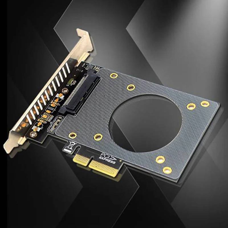 PH46 U.2 SFF-8639 повернуть PCIE X4 Плата расширения U2 PCIe X4-U.2 Riser карта GEN4 SSD | Компьютеры и