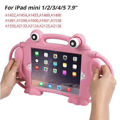 CHINFAI Детский дружественный силиконовый чехол для iPad Mini 1 2 3 4 5 7,9 противоударный безопасный Чехол для iPad Air Air2 Pro 9,7'' - Цвет: 5746PK mini 7.9