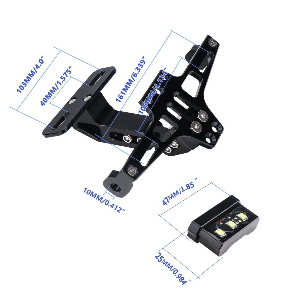 Универсальный держатель номерного знака мотоцикла рамки для Honda/Yamaha MT09 TMAX и т.