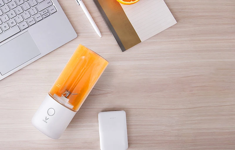 XIAOMI MIJIA VIOMI блендер Электрический кухонный миксер соковыжималка фруктовая чашка маленький портативный мини кухонный комбайн 45 секунд быстрая отжимание сока