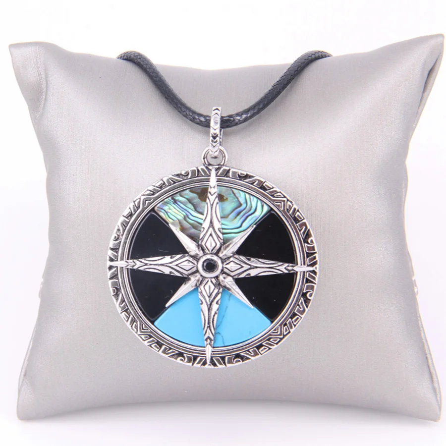 Томас Стиль &quotКомпас большой&quot TS искусственная кожа ожерелье бижутерия подарок