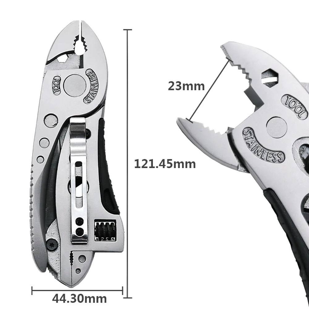 

Stainless steel outdoor camping standing pliers multi-purpose tool pliers outdoor wrench tool combination