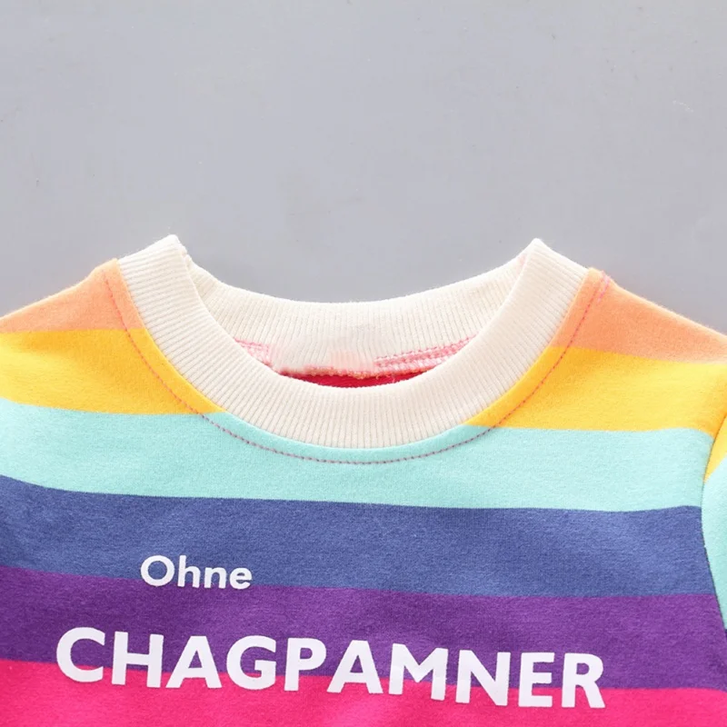 Милый осенний свитер для маленьких мальчиков и девочек с длинными рукавами в