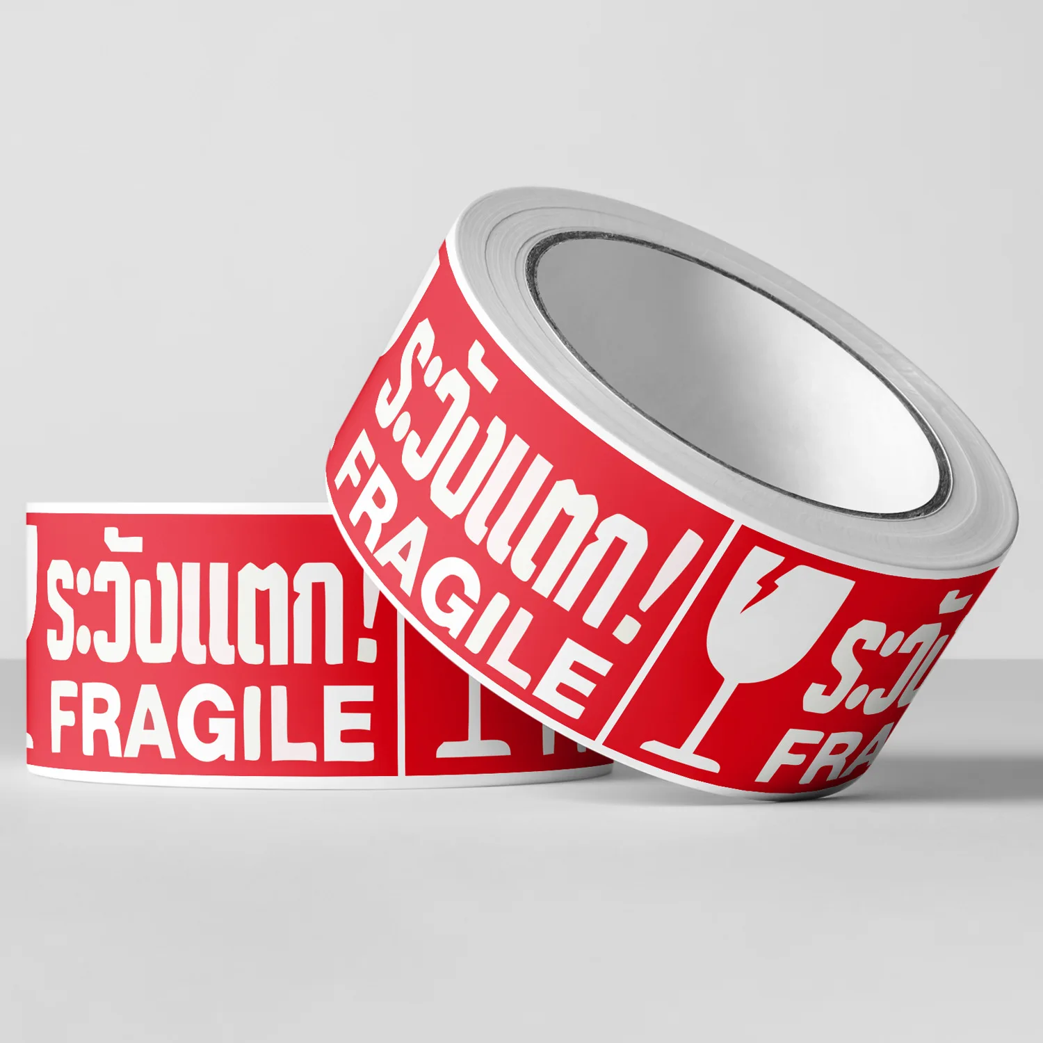 

2.5CM*4.5CM 250 Pcs/Roll, Red Fragile Warning Label Stickers
