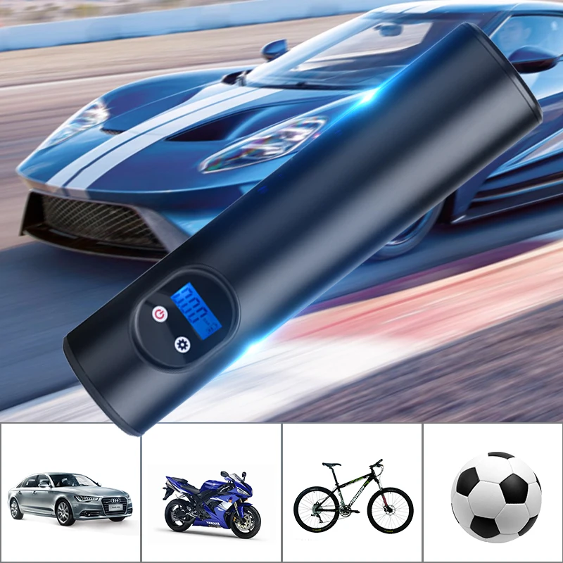 Audew Аккумуляторный портативный компрессор для шин цифровой автомобильный шинный