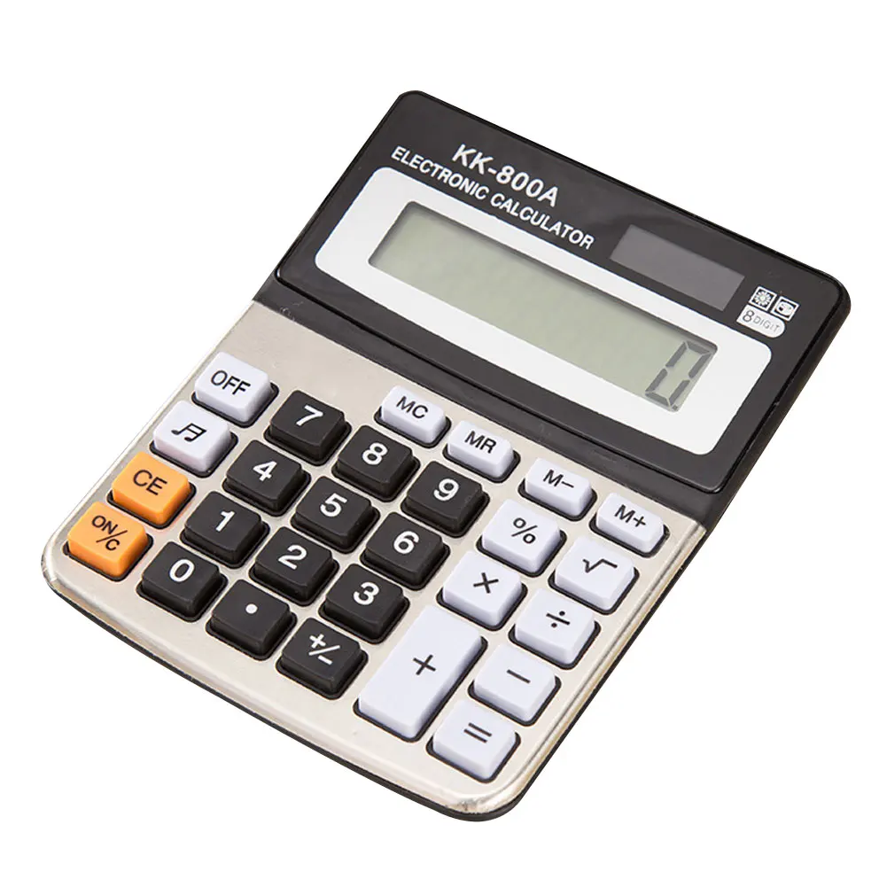 1pcs Office Commercial Calculator Calculate Tool Battery Powered 8 Digit Electronic Portable hot sale newest | Компьютеры и офис