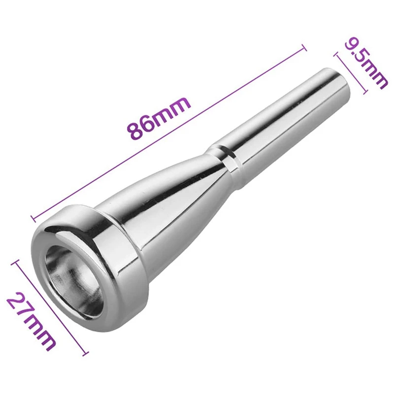 

3C/5C/7C Trumpet Mouthpiece, Metal Material Trumpet Accessories Parts