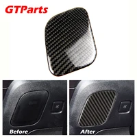 gtparts carbon fiber driver seat storage box sticker for ford mustang car styling 2015 2016 2017 auto accessories