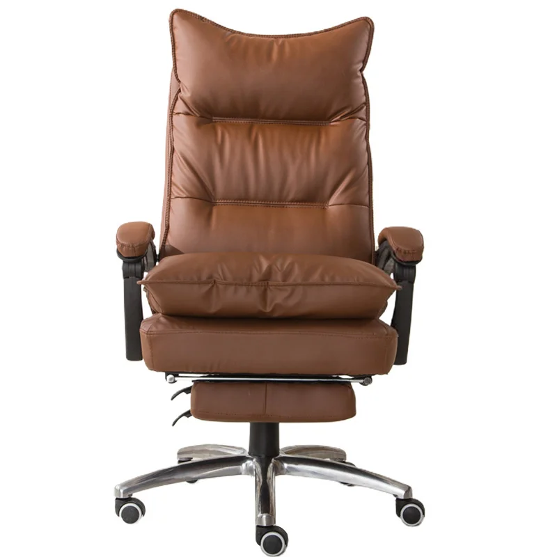 

Free Tax Kailian Boss Chairs Vibration Massage Office Chair Cowhide Leather Lift Silla Gaming Swivel Electronic Home Furniture
