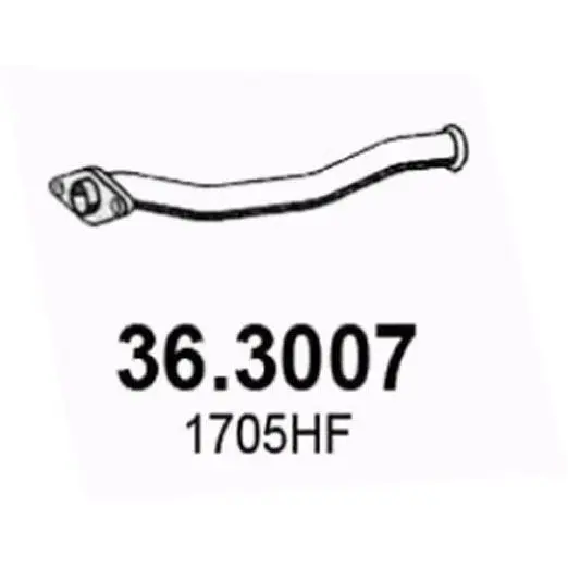 Трубопровод выпускной PEUGEOT 206/206 CC 1.1 1.6 98 ASSO 363007|Шумоглушители| |