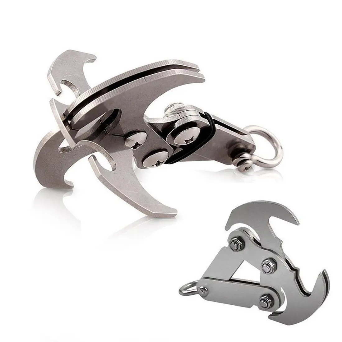 Складной крючок из нержавеющей стали для выживания аксессуары скалолазания на