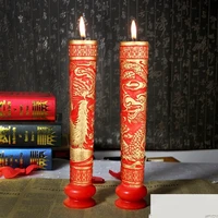 chinese style scented birthday weddings candles love dragon phoenix flameless candle for wedding centerpieces lightings wax