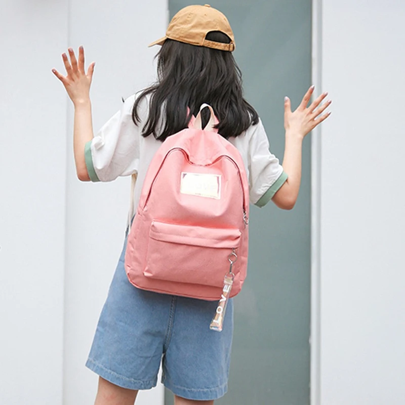 Backpack Women'S Fashion Casual Sports Travel Girl Female Large-Capacity Bag Korean Version Of The Shoulder Ba |