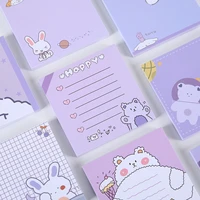 yisuremia 50 sheets kawaii bear sticky notes n times sticky index bookmark to do list memo pad notepad sticker school stationery