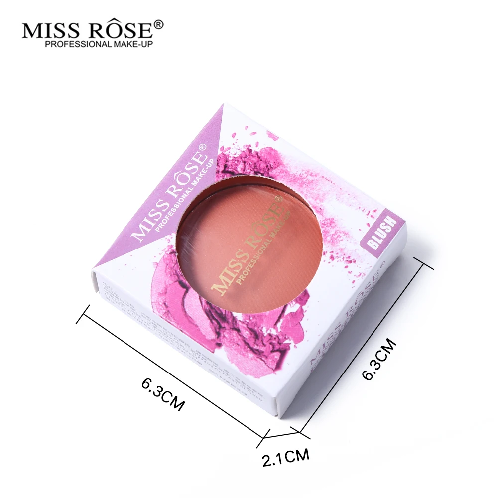Палитра Miss Rose для румян 12 цветов персиковые щёки мерцающие матовые бронзеры