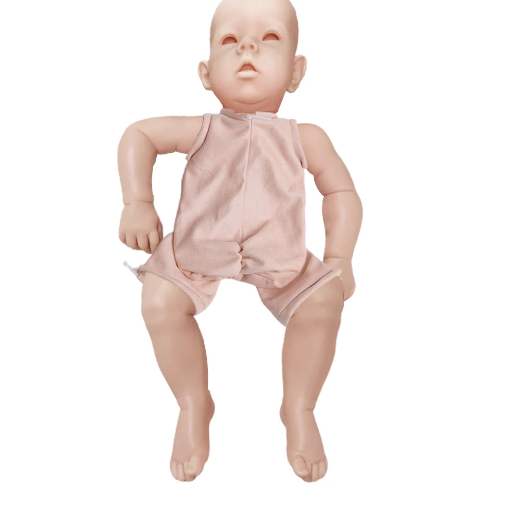 

Simulation Soft Vinyl Newborn Unpainted Non Toxic Realistic Real Touch Reborn Baby Doll Kit Full Limbs Playmate Gifts Lifelike