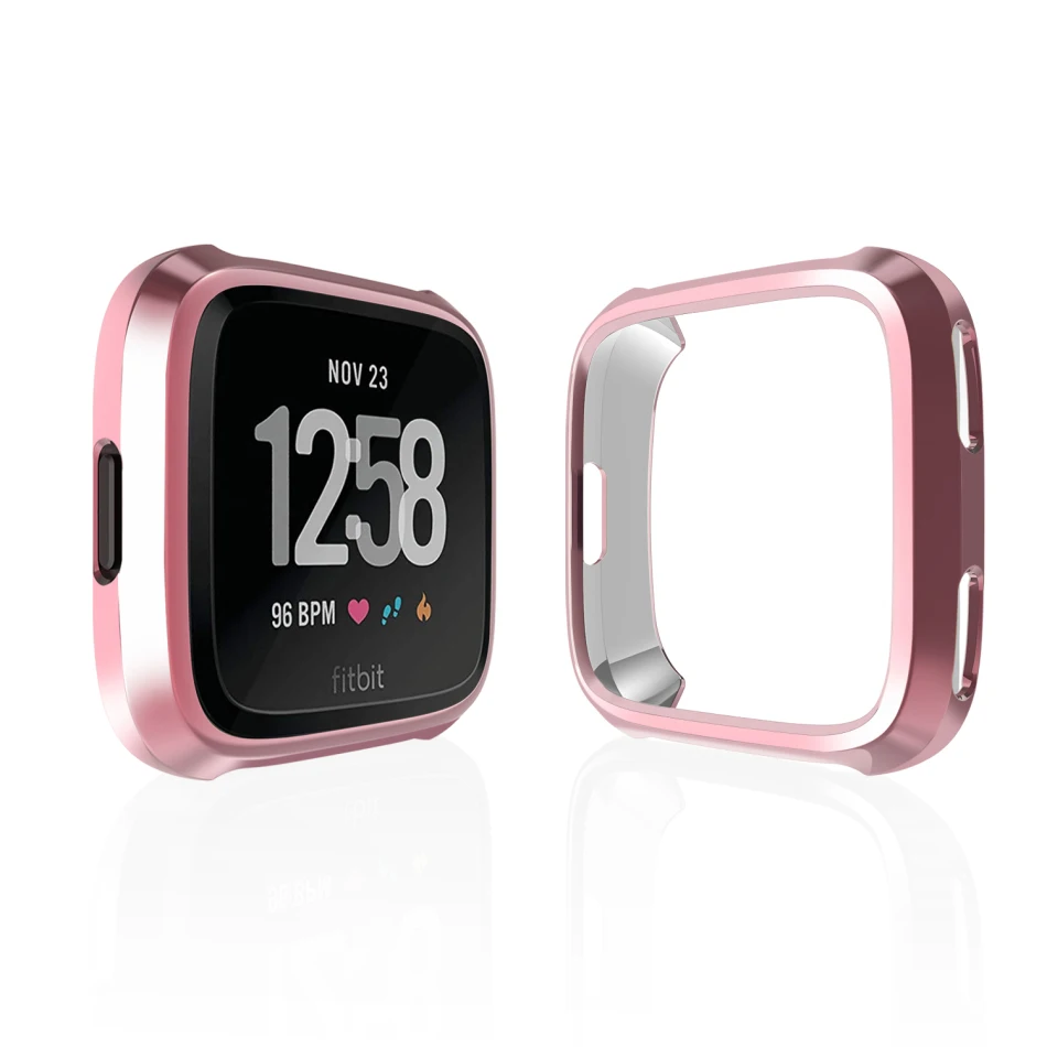 Ультратонкий Мягкий чехол из ТПУ с покрытием для Fitbit Versa 2 полноэкранная защита