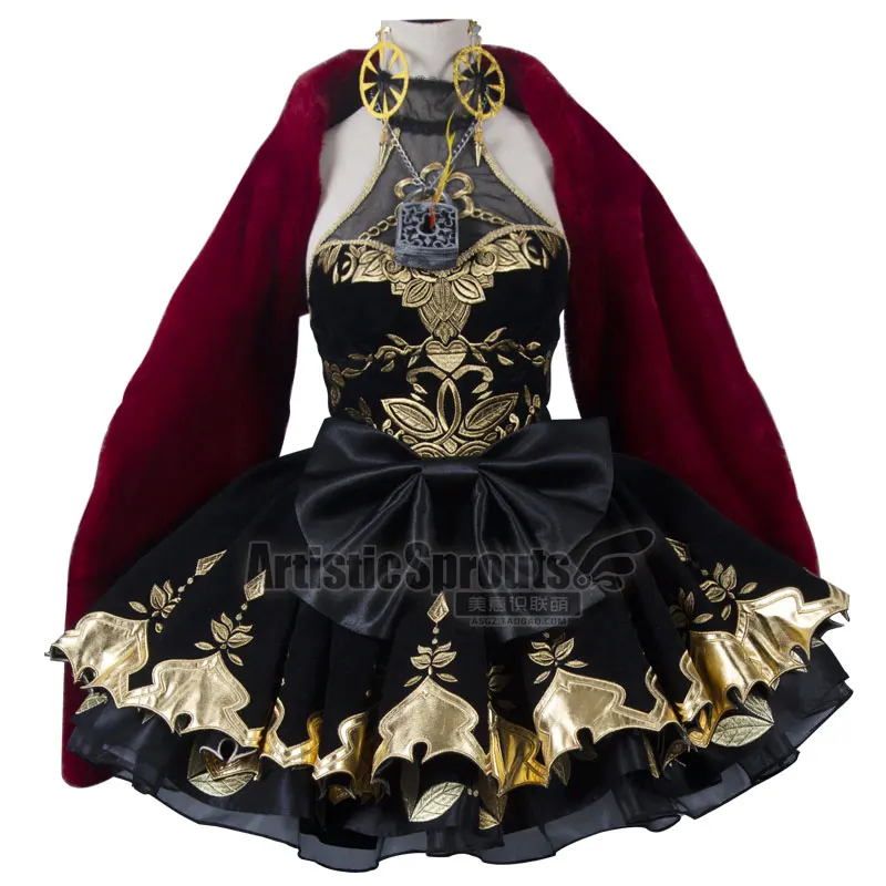 2020 New SINoalice ALICE Red Hat Holy Professional Dress Lolita Dress Cosplay Costume