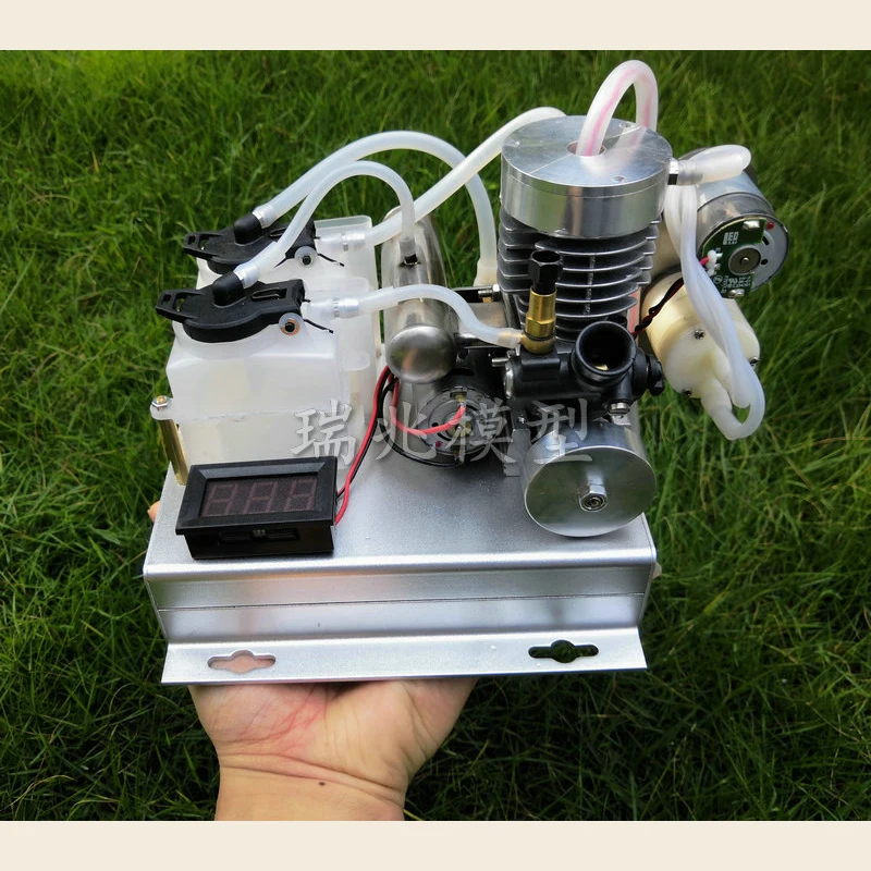 Одна кнопка запуска мини-двигатель метанол топливный двигатель маленький