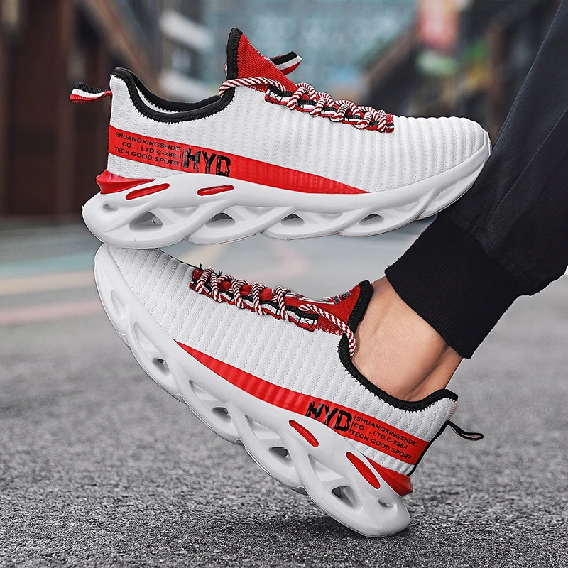 Spring and Summer Mesh Running Shoes Men Breathable Sports Shoes Men's Gym Sneakers Lightweight Blade Walking Shoes Casual 2022