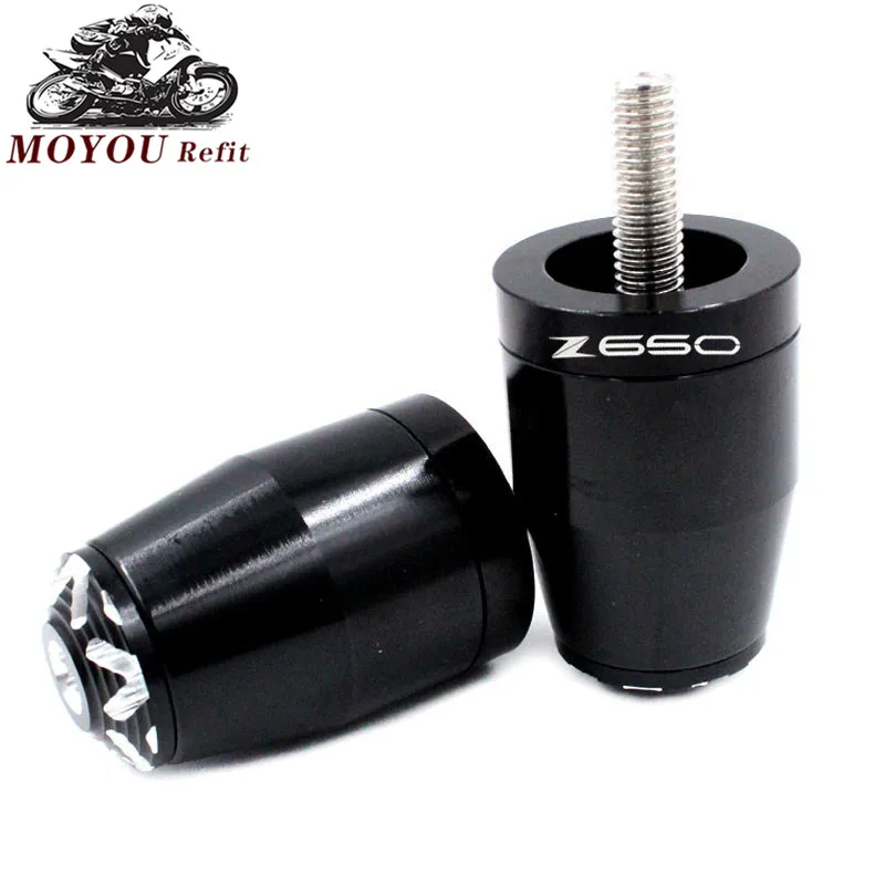 

For KAWASAKI Z650 Z 650 2017 2018 2019 2020 Motorcycle Accessories CNC Handlebar Grips Ends Caps Cover