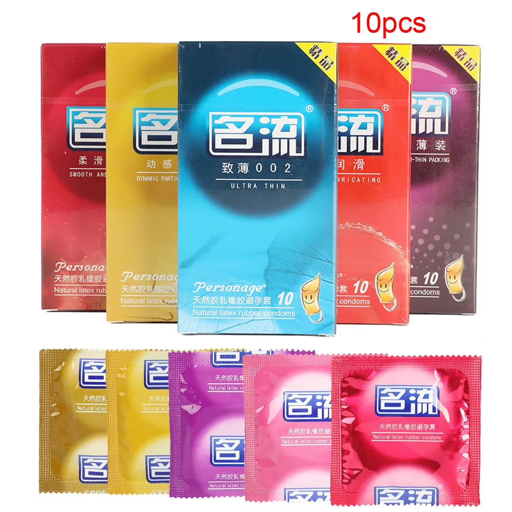 Горячая Распродажа 10 шт. качественные секс товары 6 видов натуральные латексные