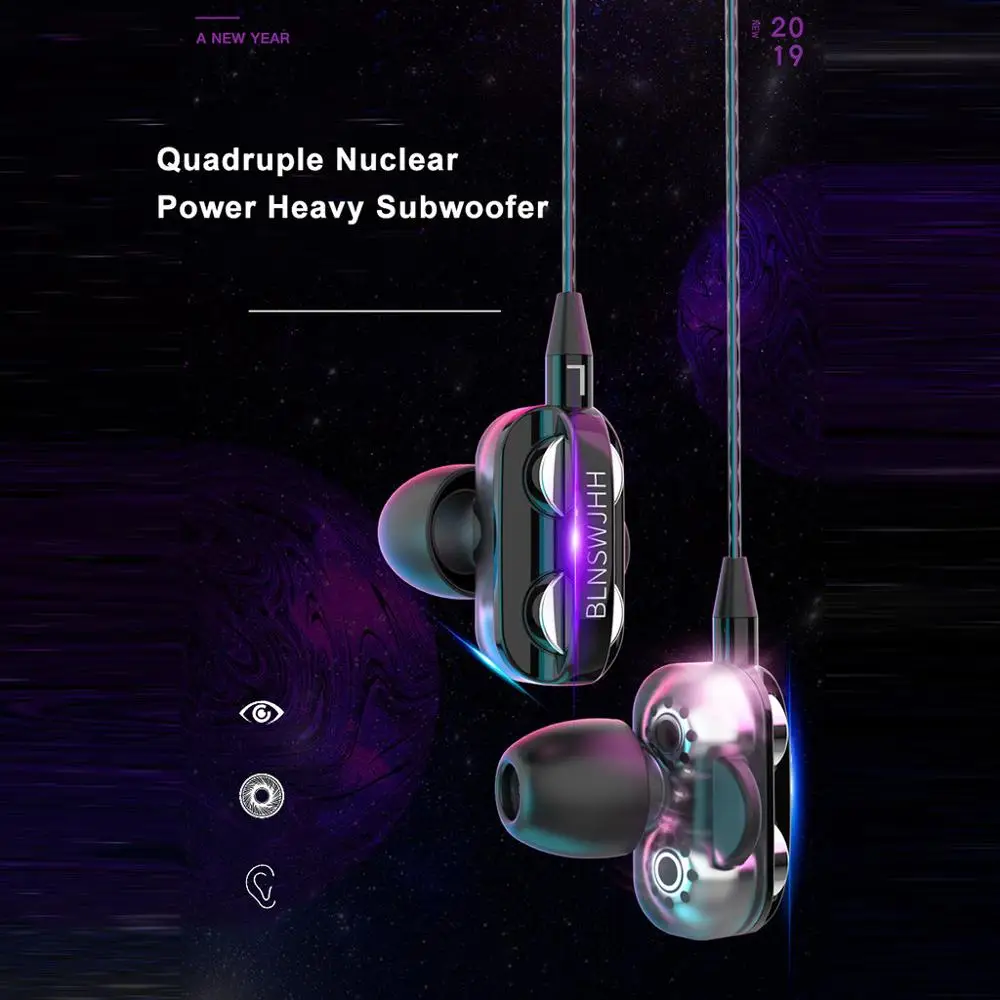 Проводные наушники HiFi Super Bass 3 5 мм наушники-вкладыши стереонаушники эргономичные