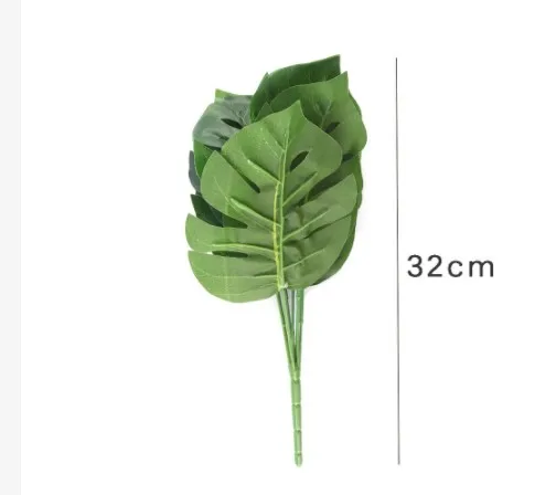 

Artificial 9 Leaves Potted Plastic Plant Tree Leave Simulative Landscaping Home Decoration Accessories Photography Decorative