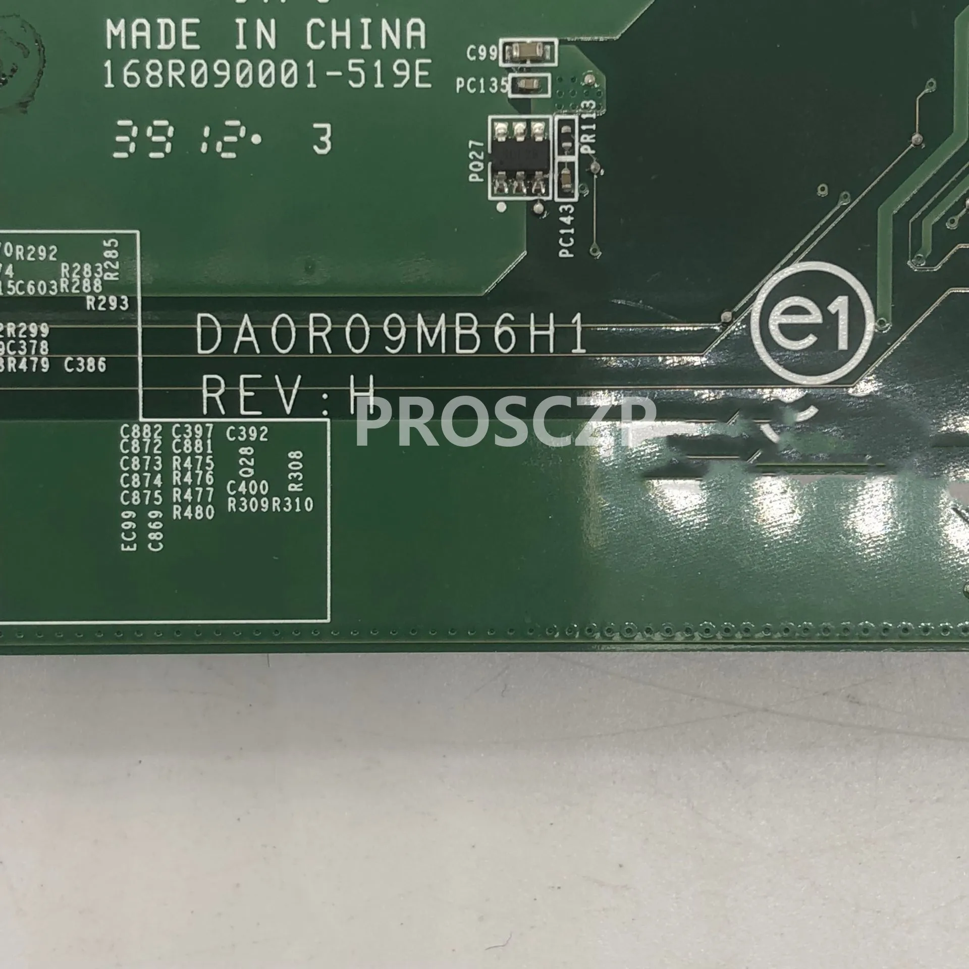 Материнская плата для ноутбука высокое качество 15R 5720 7720 Φ 01040N 1040N PGA989 DDR3 DA0R09MB6H1
