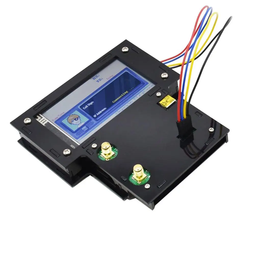 USB дуплексная MMDVM точка доступа поддержка P25 DMR ycf NXDN Pi zero + 2 шт антенна 3 "ЖК-экран