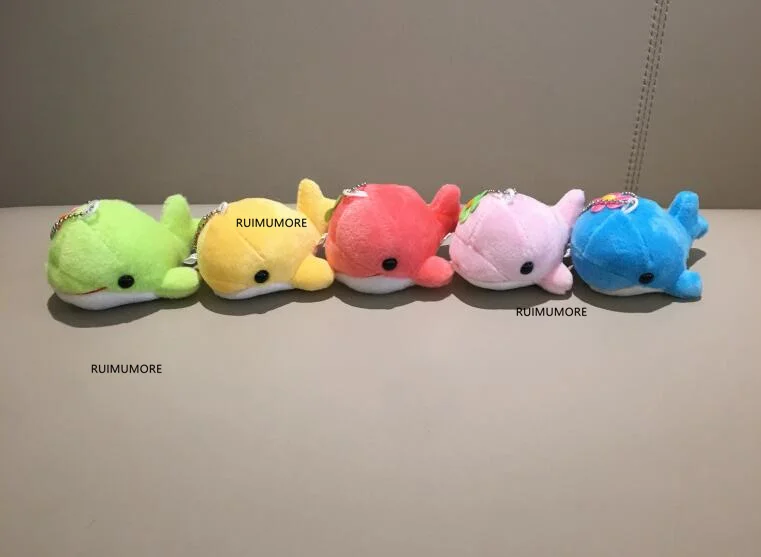 Размер меньше 10 см маленькая чучело дельфина игрушка кукла 5 цветов веревка кулон