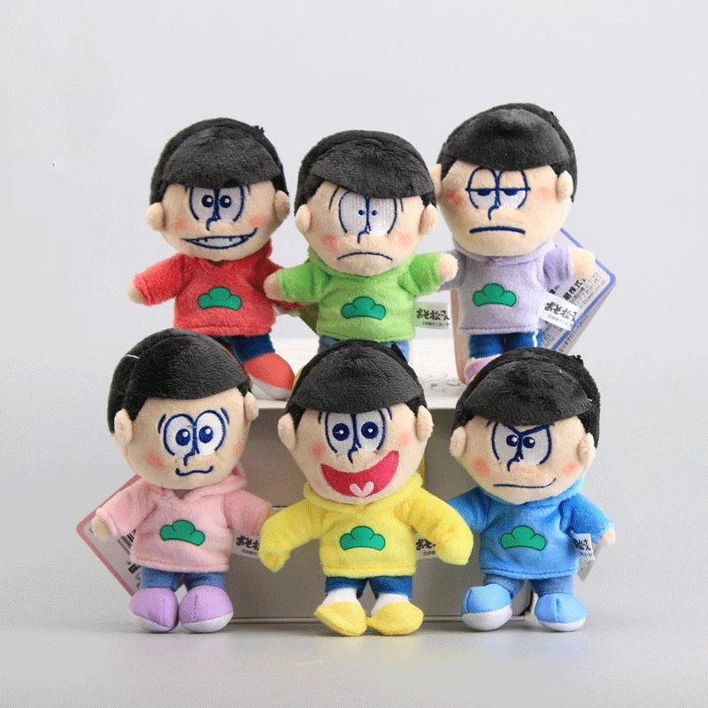 

15 см, аниме, Matsuno Ichimatsu, фигурка, плюшевые игрушки, куклы, Япония, мультфильм, строительная Мягкая кукла, детский подарок