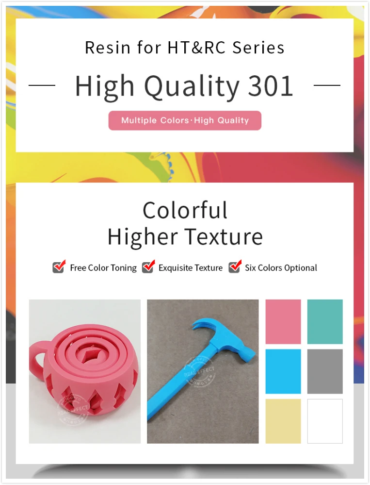 301 3D принтер материал 405нм Смола чувствительный нормальный жидкокристаллический