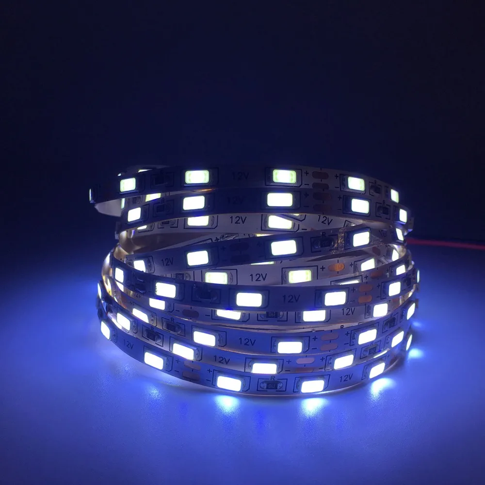 Гибкая светодиодная ленсветильник 5 м 5630 SMD 12 В постоянного тока 60 светодиодов/м