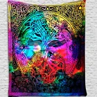 Настенный Гобелен 95x73 см, красочное богемное Психоделическое одеяло для спальни, гостиной