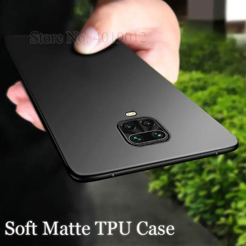 Чехол для Xiaomi Redmi Note 9 10 Pro Max 9S мягкий ТПУ тонкий противоударный матовый чехол Note10