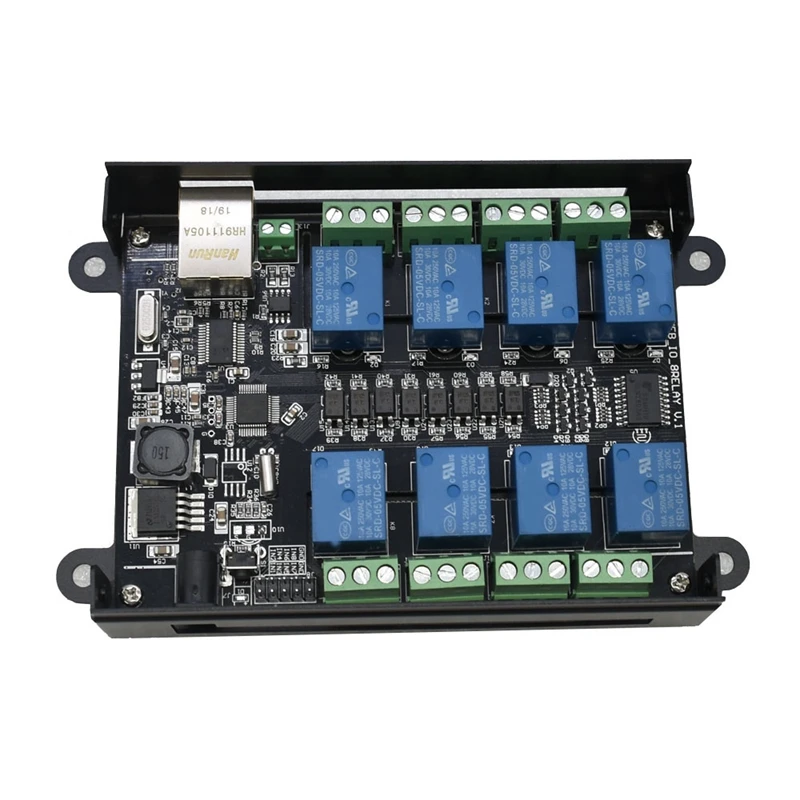 NC-1000 Ethernet RJ45 TCP/IP Remote Control Board with 8 Channels Relay Integrated AC250V 485 Networking Controller DC7-24V | Электроника