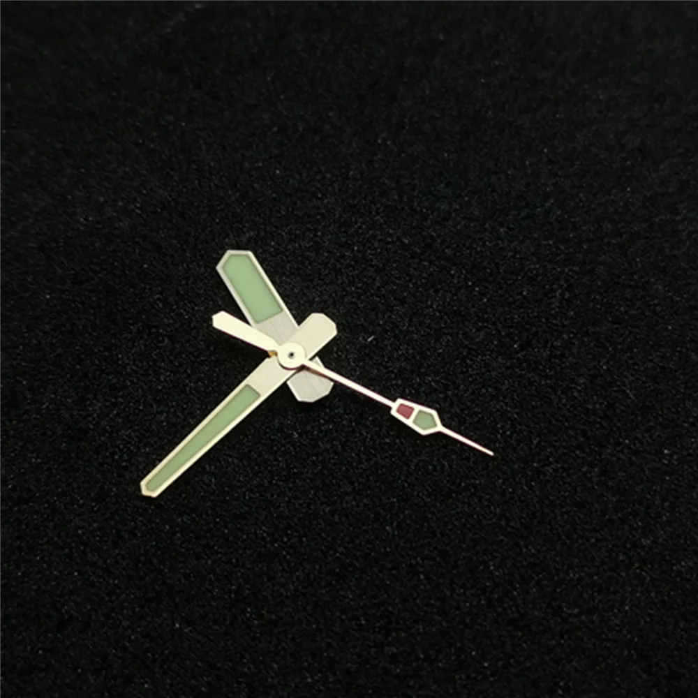 

1 Set Watch Hands with Green Luminous for SKX007 SRP MOD 7S26 Watch Needles Pointer for NH35A NH36A Movement