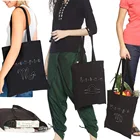 Женская сумка для покупок с созвездиями, складная многоразовая тканевая сумочка в стиле Харадзюку, Студенческая холщовая тоут