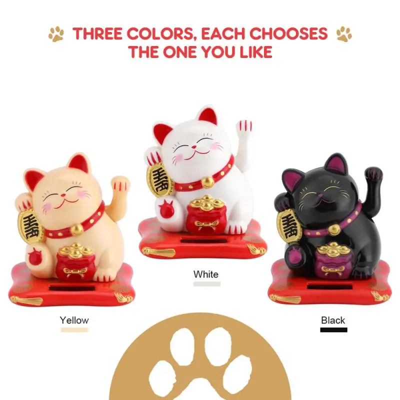 Креативные милые дрожание рук Lucky Cat Фортуна фигурки миниатюры богатство