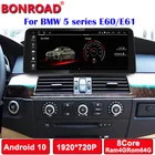 Bonroad 12,3 ''1920*720P IPS экран Android 10 Автомобильный мультимедийный плеер для BMW Серия 5 E60E61 CCC CIC автомобильный радиоэкран