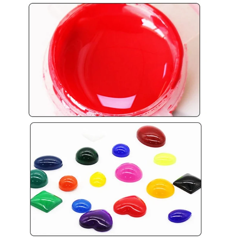 

24 Colors Resin Paste Pigment Opaque Solid Color Liquid Dye Resin Colorant Resin Jewelry Crafts Art Making Each 0.35oz