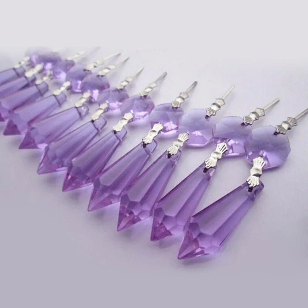 10 шт. креативная Хрустальная подвесная декоративная лампа Потолочная занавеска